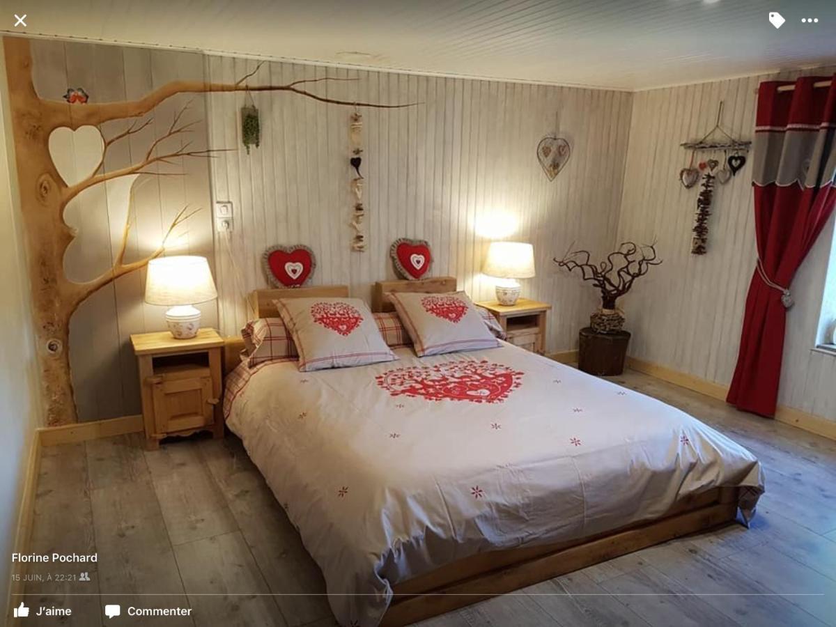 La Ferme De La-Haut B&B Le Haut-du-Them Exteriör bild